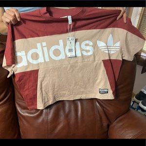 NEW Adidas crop shirt